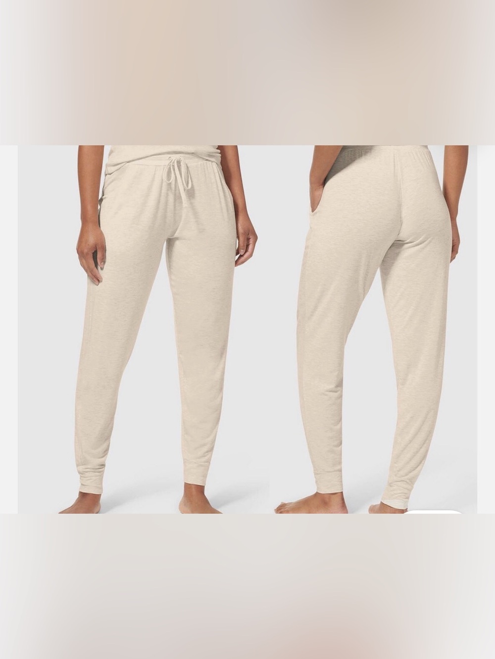 Tommy John Lounge Jogger Pants - Cream